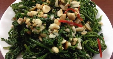 Rau Dớn – Món Quà Dân Giã Của Núi Rừng Xuân Sơn.