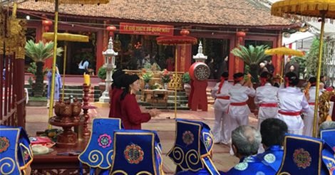 Lễ Giỗ Thuỷ Tổ Quốc Mẫu Tại Di Tích Đền Tiên, Phường Tiên Cát, Thành Phố Việt Trì