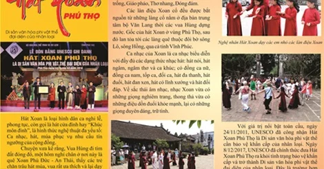Tờ Rơi Về Văn Hóa Du Lịch, Điểm Du Lịch Hấp Dẫn Trên Địa Bàn Tỉnh Phú Thọ