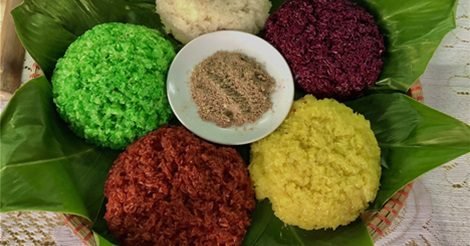 Dẻo Thơm Xôi Ngũ Sắc Người Mường Tân Sơn, Phú Thọ