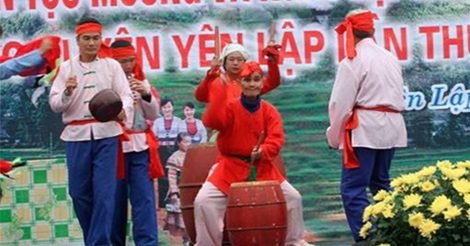 Về Phú Thọ Xem Múa Trống Đu Của Người Mường Dịp Tết