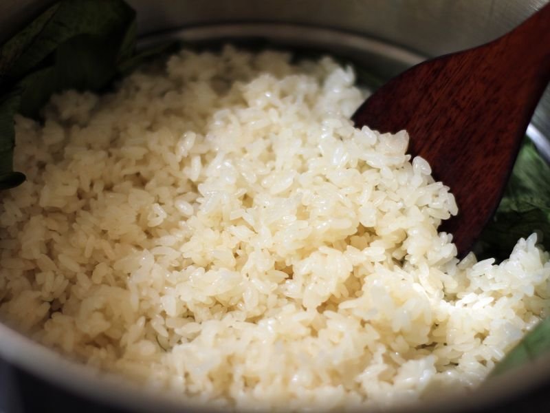 Xôi Nếp Gàu Phú Thọ Tại Tre Nguồn Resort